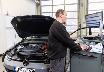 Fehlerdiagnose in unserer Werkstatt